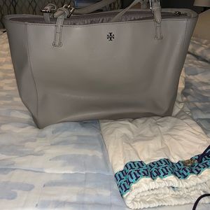 Tory Burch York tote - French gray